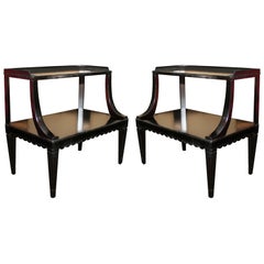 Pair of End Tables by Edward Wormley for Dunbar