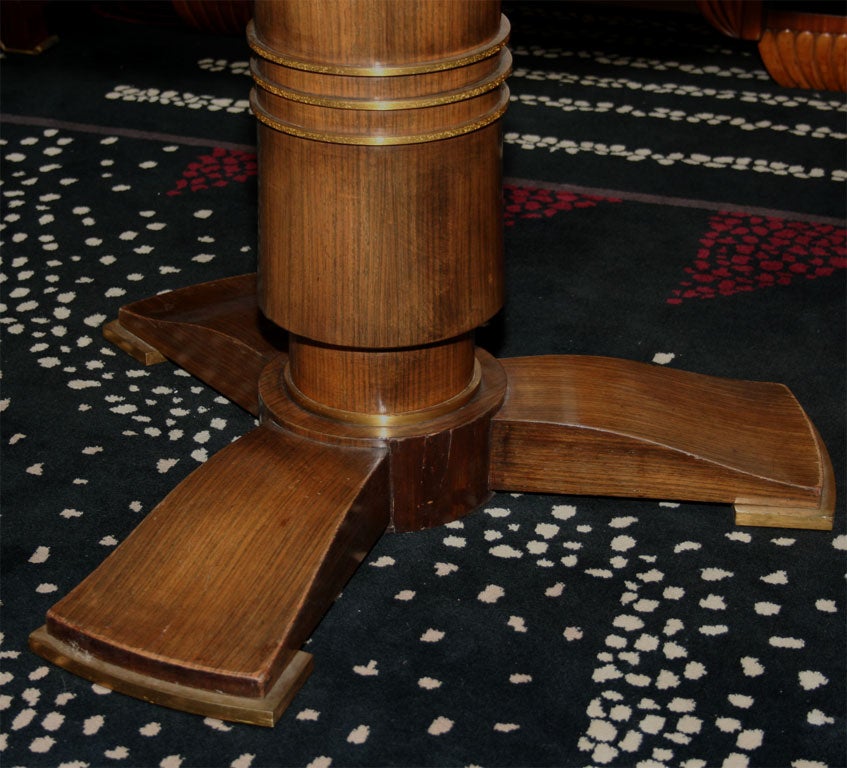 JULES LELEU Verre Eglomise Round Table