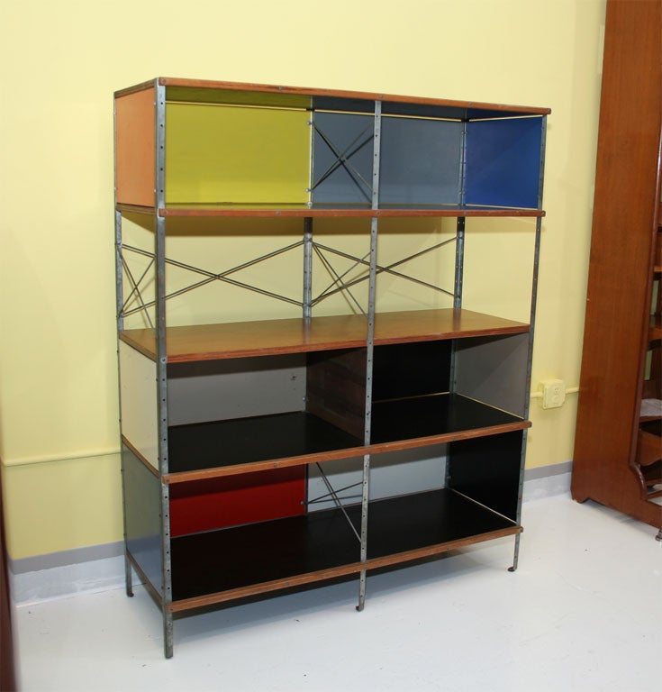 'ESU-400' storage unit. Manufactured by The Herman Miller Furniture Company, USA