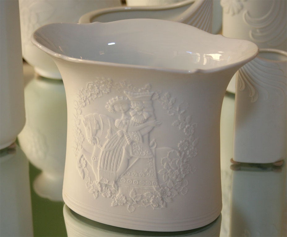 White Bisque Vases at 1stDibs