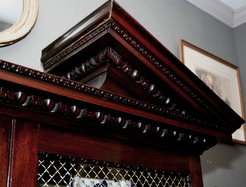 George II Mahogany Bookcase or Cabinet 2