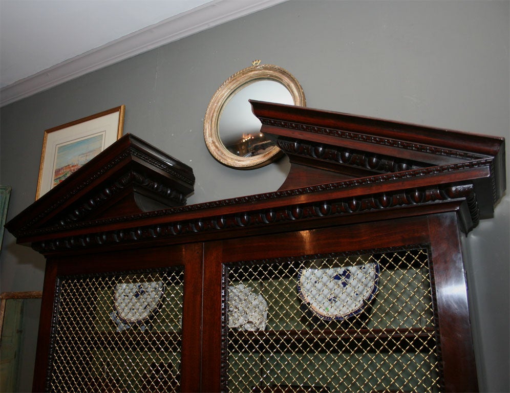 George II Mahogany Bookcase or Cabinet 3