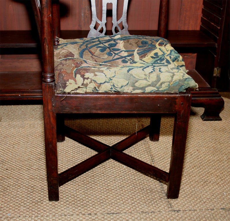 18th Century and Earlier Extremely Fine 18th C English Corner Chair