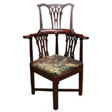 Extremely Fine 18th C English Corner Chair