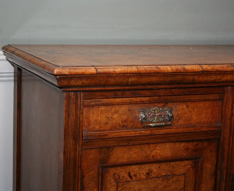 Arts & Crafts Highly Figured Pollard Oak English Sideboard In Good Condition In Greenwich, CT