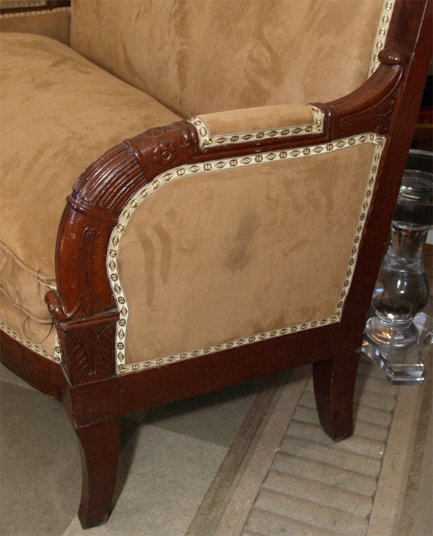 19th Century Restoration Period Canape For Sale