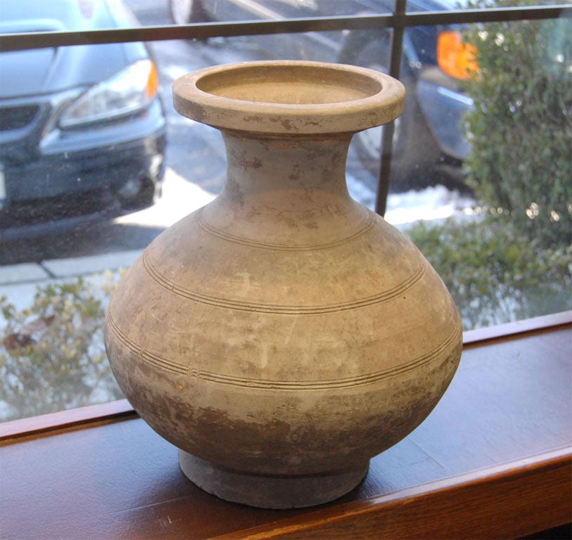 Chinese Amphora in Hu Form.  Western Han.