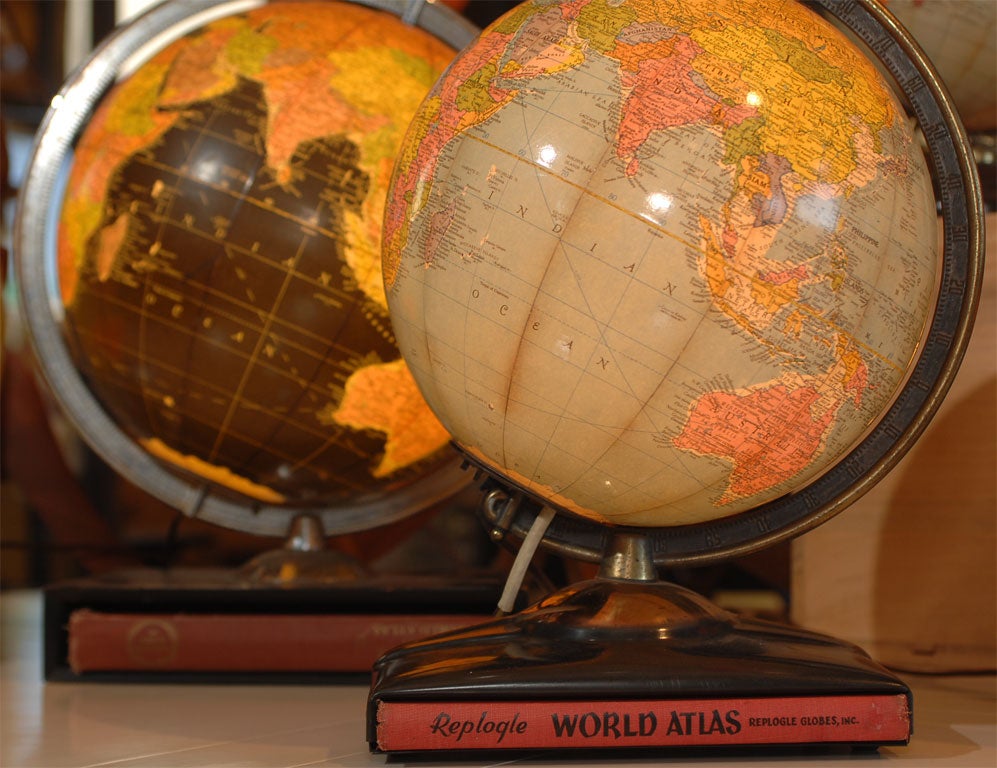 Collection of American Illuminated Political Terrestrial Globes 5