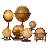 Vintage Collection of American Illuminated Political Terrestrial Globes