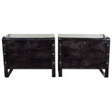 Charcoal Parchment Commode