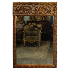 Italian Painted and Parcel Gilt Mirror C. 1900's