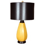 Black and Yellow Table Lamp