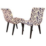 Vintage SALE! SALE! SALE! PR/RUSSEL WRIGHT attributes side chairs restored reupholstered