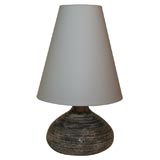 Black and White Pottery Table Lamp