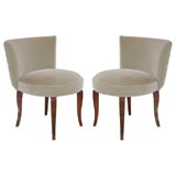 Darling Pair of  Low  Chairs