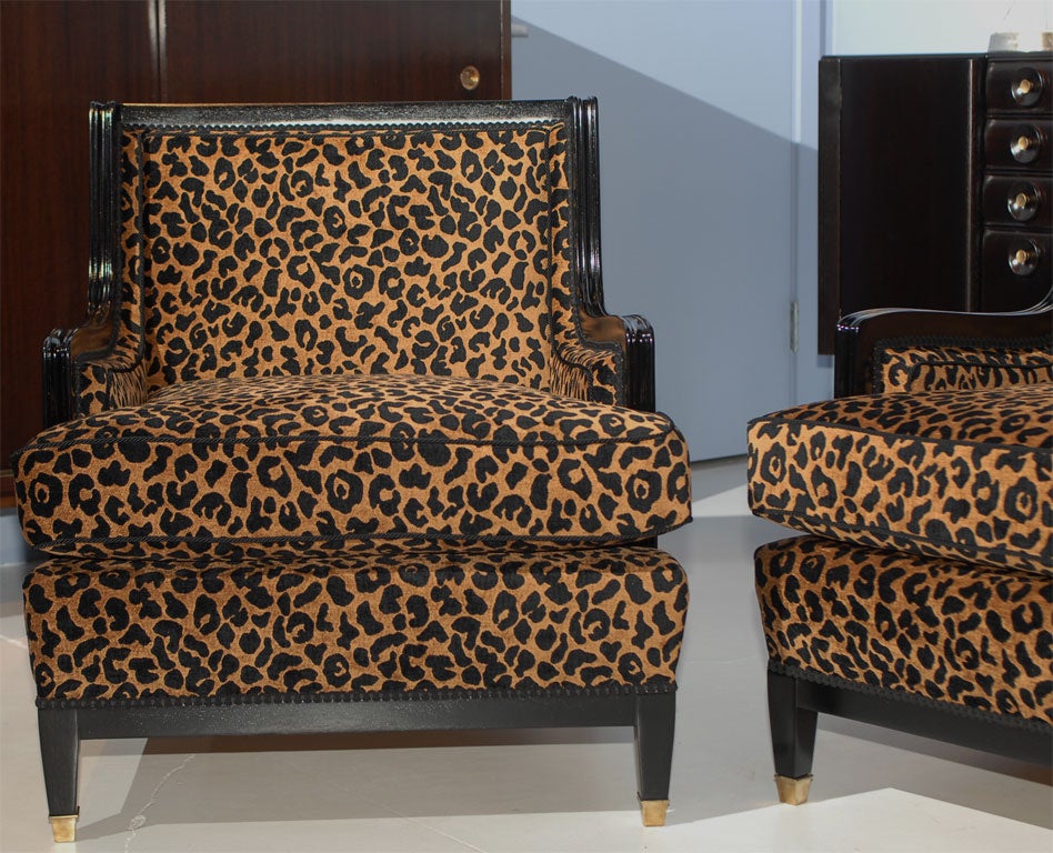 Pair of French Club Chairs In Excellent Condition In San Francisco, CA