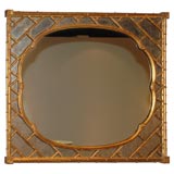 Decorative Gilt Bamboo Mirror