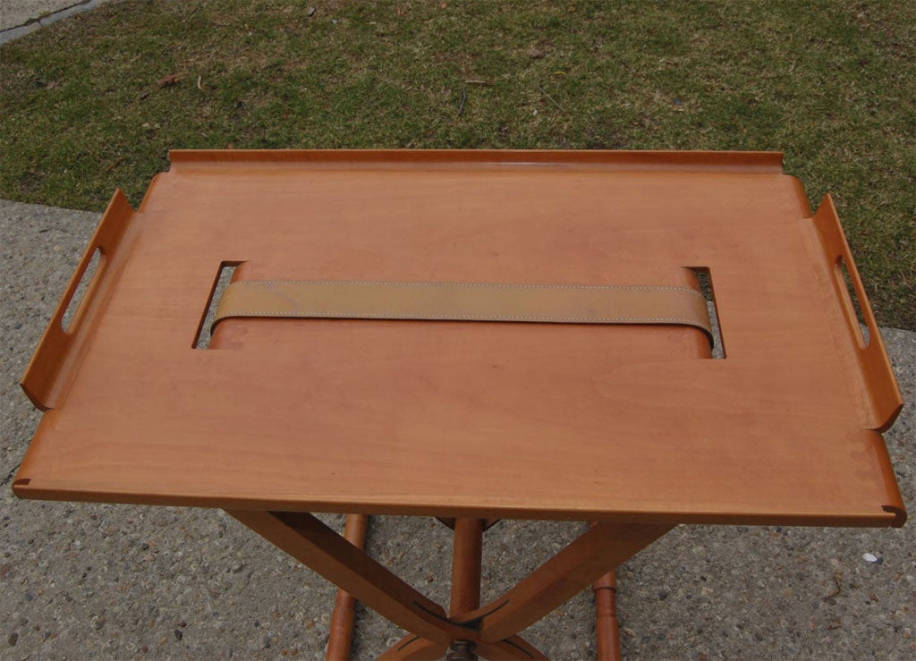 French HERMES TRAY TABLE
