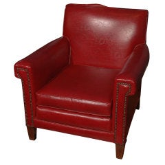 Red Leather Chair