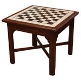 Georgian Style  Marble Top Games Table - Chair Seat Height