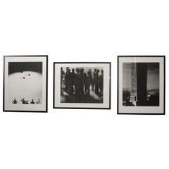 Framed Triptych of Photography by Jorge Ribalta