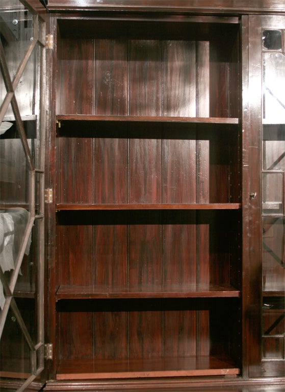 An Edwardian Mahogany Library Bookcase