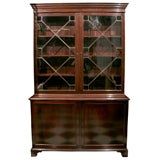 An Edwardian Mahogany Library Bookcase