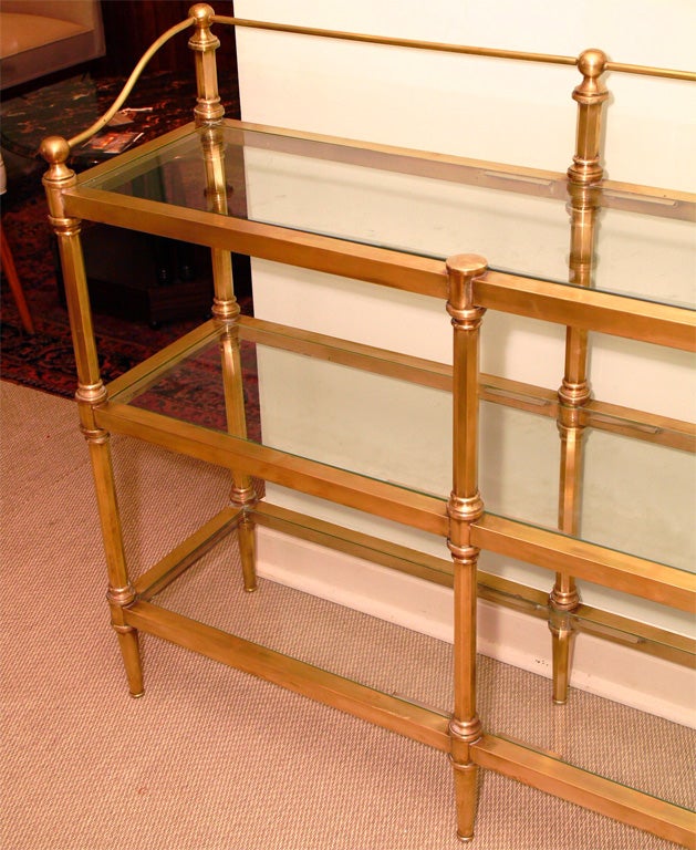 Low Brass Etagere 1