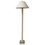 White Ostrich Lamp with Matching Shade by Grosfeld House