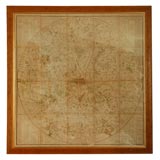 Large 19th Century map of London and surroundings