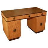 Paul Frankl combed wood desk