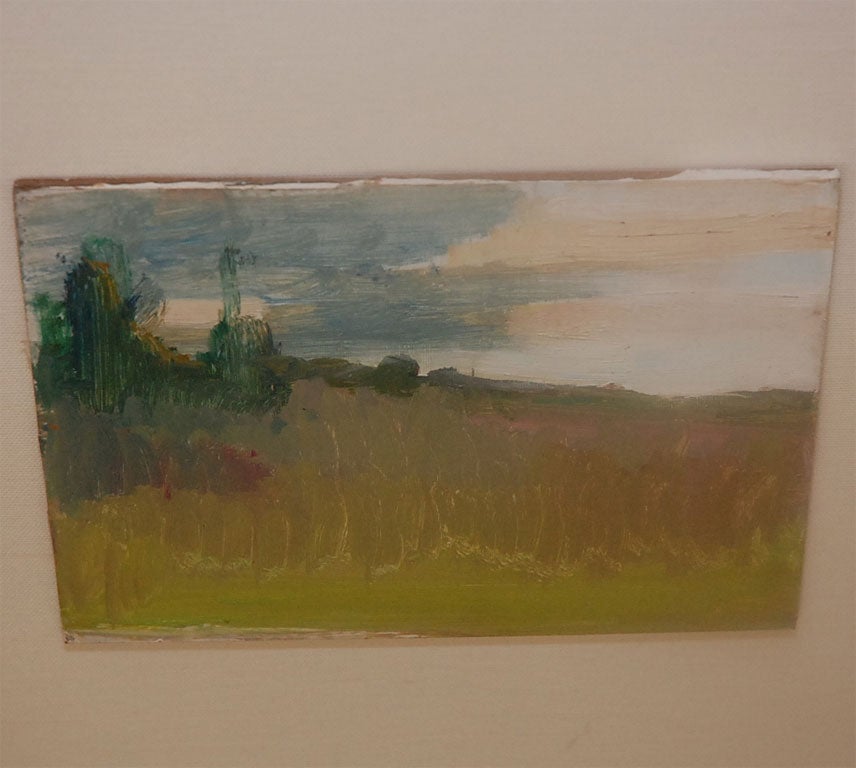 Set of Four Landscape Paintings by Susan Amato For Sale 1