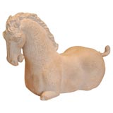 Ceramic Horse Sculpture