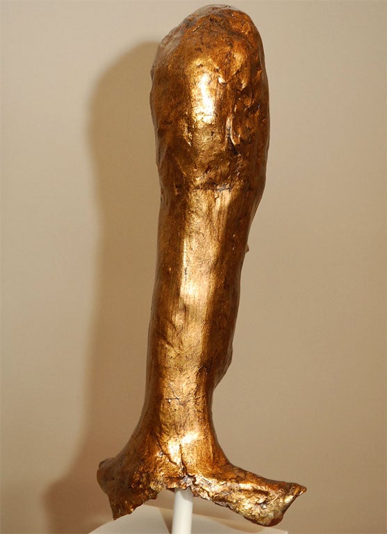 Rare Gilded Ceramic Bust (Simon Toone) 2