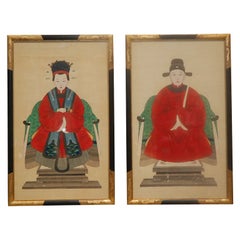 19th Century Chinese Ancestoral Paintings