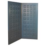 Pale Blue 2-Panel Screen