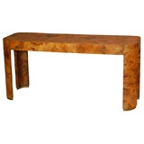 Oyster Burl Console
