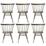 Set of Six Nakashima Dining Chairs