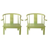 Pair of Lounge Chairs in the Chinese Style