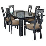 Beautiful Art Deco dining set JAMES MONT