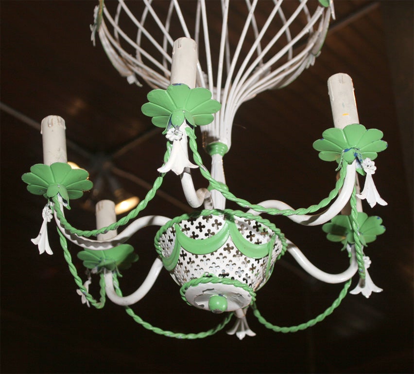 Mid-20th Century French Hot Air Balloon Chandelier