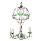 French Hot Air Balloon Chandelier