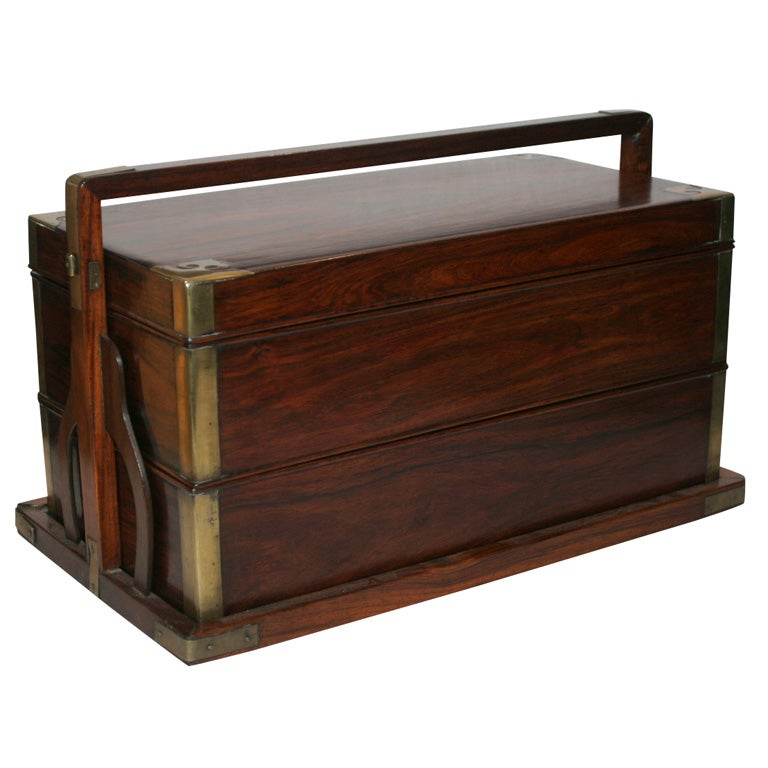 Exceptional Chinese Scholar's Rosewood Writing Box at 1stDibs