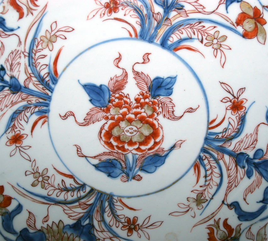 18th Century and Earlier Large Chinese Imari Charger