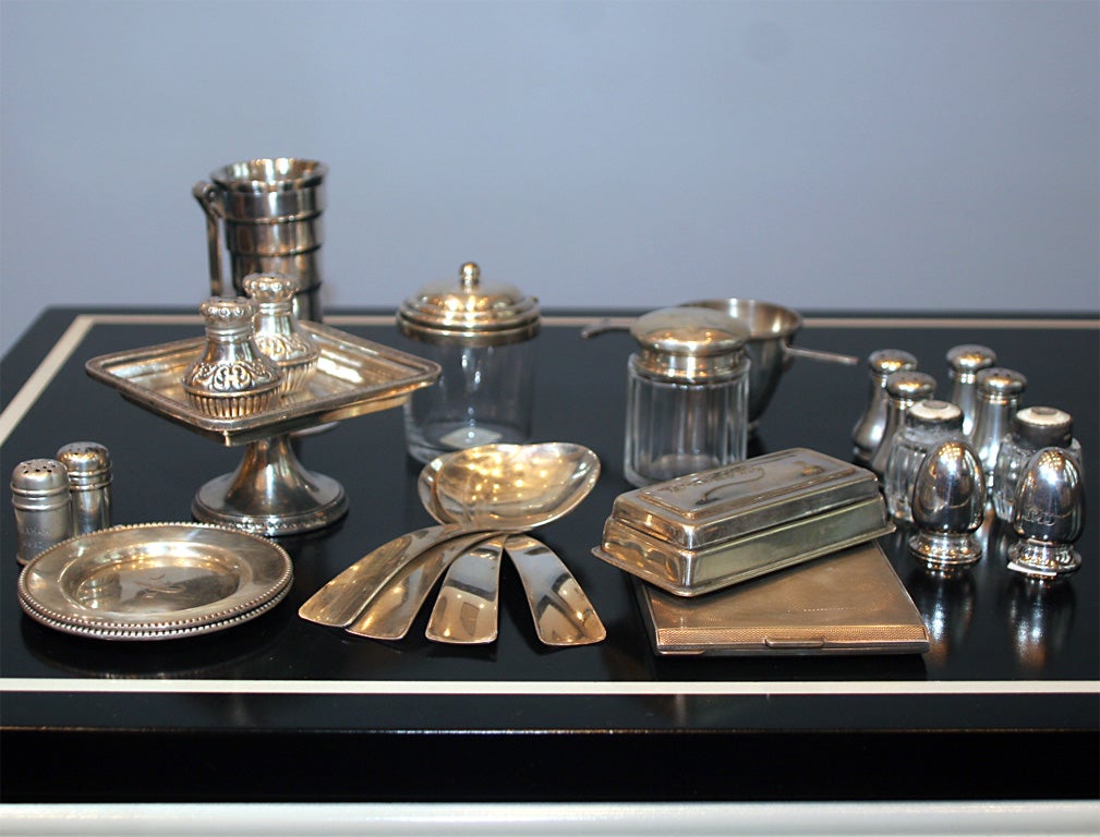 Collection of Sterling and Silverplated Items