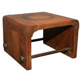 Mahogany Display Platform with Nickel Stretchers
