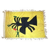 Asafo Flag with Six Headed Dragon