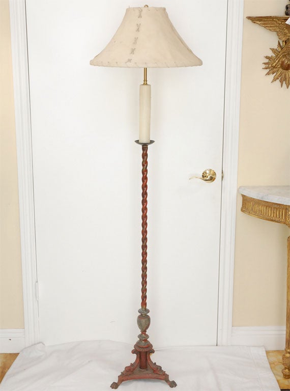 Painted Iron Floor Lamp (GMD#1781)