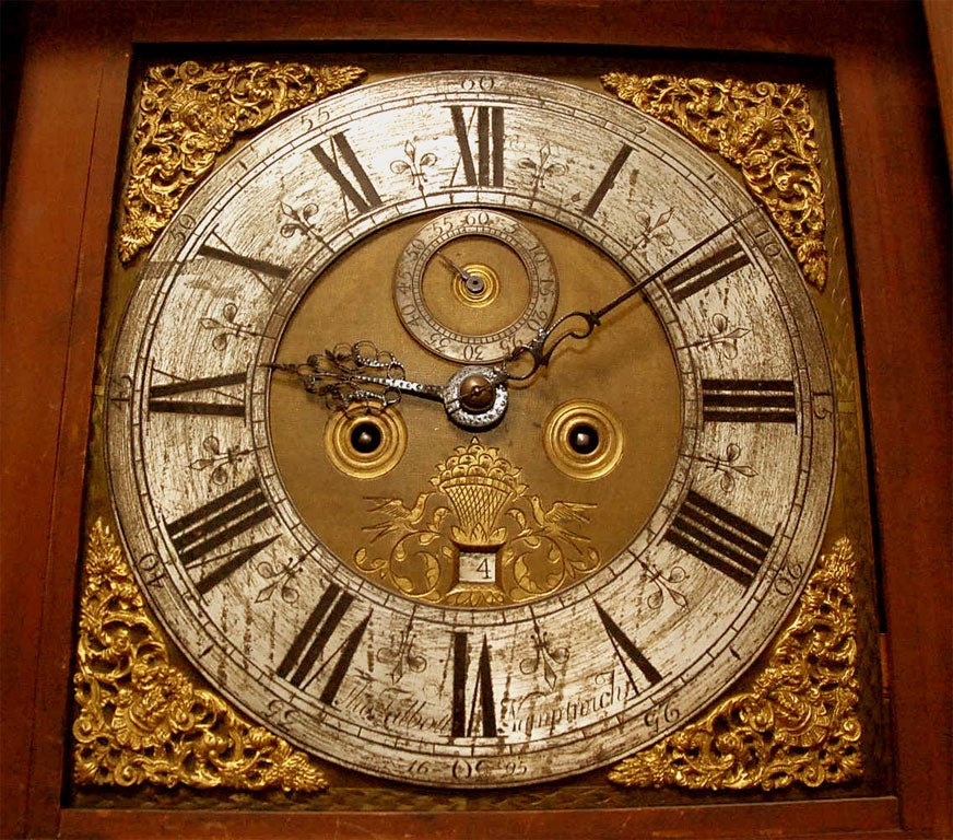 Wood English Grandfather Clock