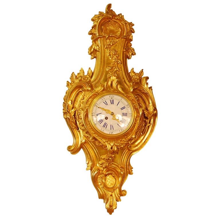 Louis XV Style Cartel Clock
